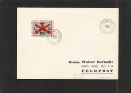 Soldatenmarken - Beleg , Art. 340a weißes P. !!