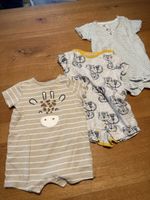 3 Baby Sommer kurzarm Strampler Grösse 68, Top Zustand, Süss