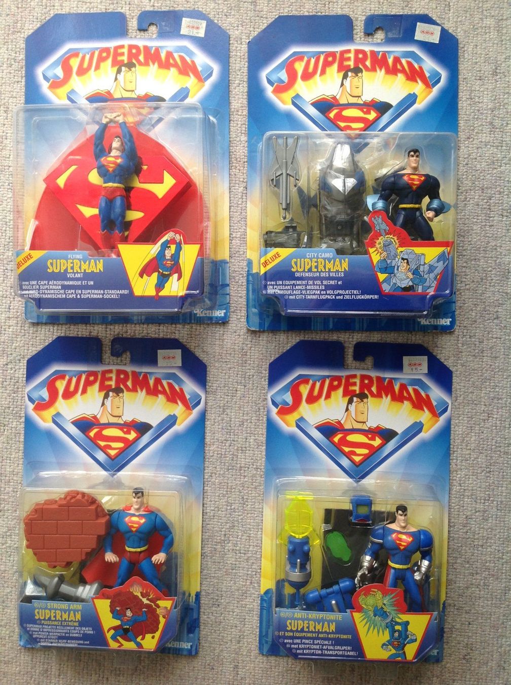 Fumetti: 4 Stck. verschiedene Superman von Kenner – Usato da Seuzach venduto da Jage