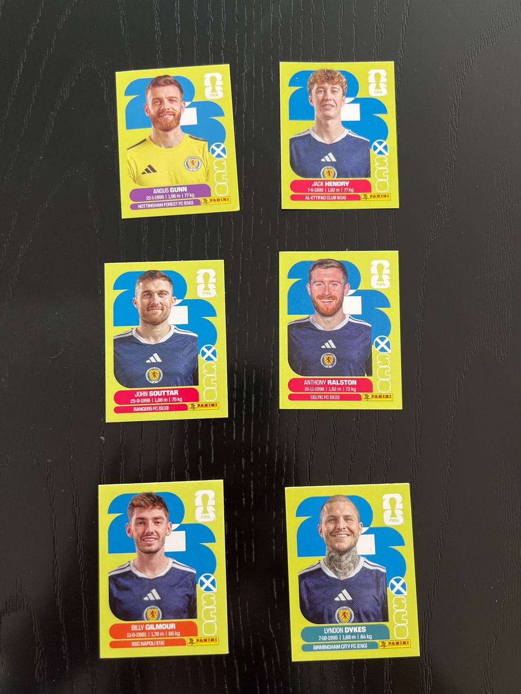 Panini Carte collezionabili: Panini Scotland 2,3,8,9,12,18 – Nuovo (secondo la descrizione) da St-Imier venduto da Wollyu