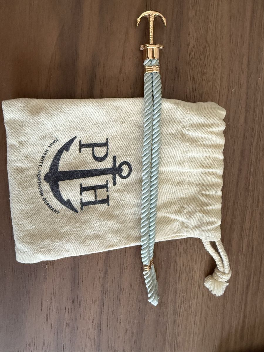 Paul Hewitt Bracciali & Braccialetti: Paul Hewitt Ankerarmband Nylon Hellblau – Usato da Würenlos venduto da Alex0406 1
