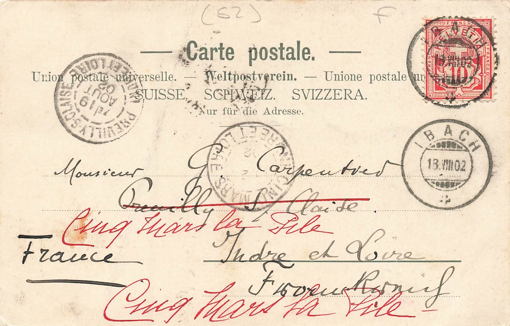 Cartoline postali: Gruss aus Ibach – Usato da Schwyz venduto da Seffi56 1