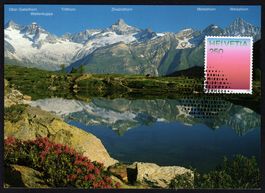 MK Farben der CH - Alpenrosenrot, Grünsee ob Zermatt