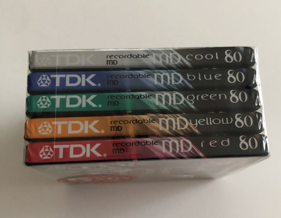 Lot De 43 MiniDisc Sony TDK - 80min & 74min - + 3 Boîtes Rangement (Neuf)