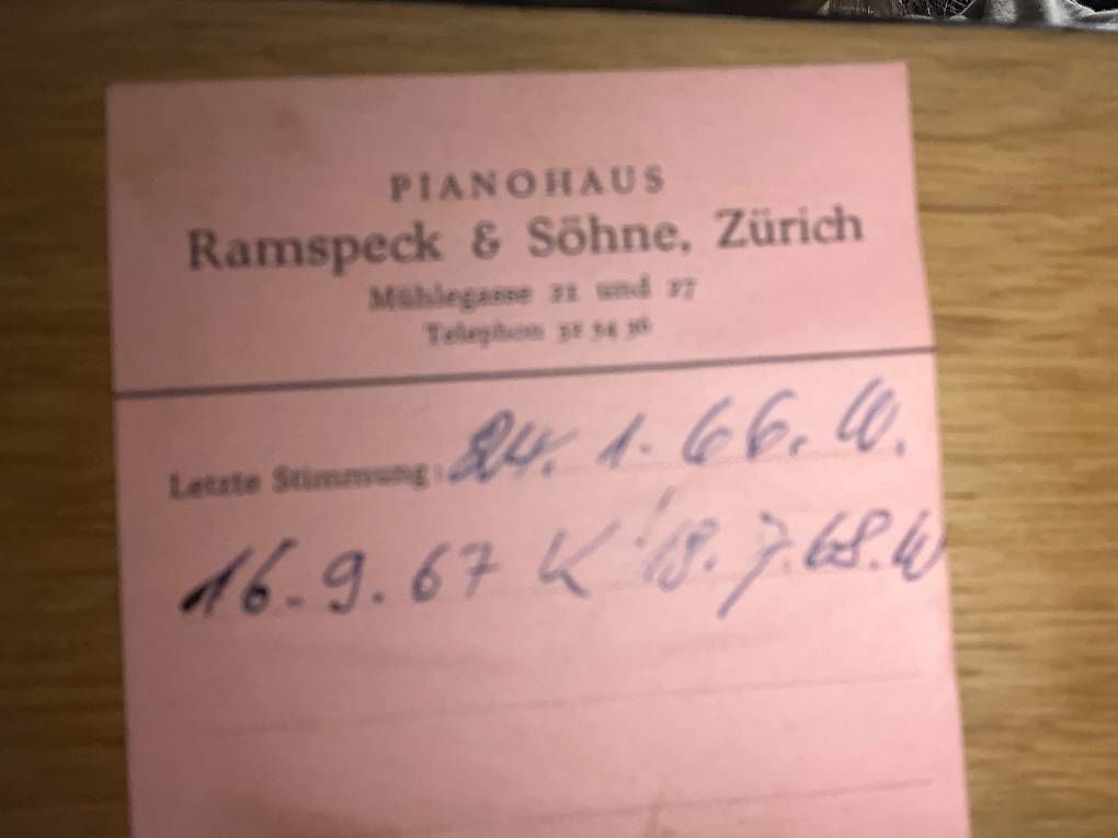 Musikinstrumente: Piano zu verschenken S.Sabel – Gebraucht aus Bern von harlo 3