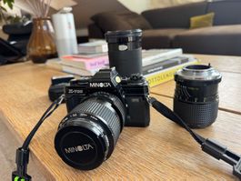 Minolta X-700 MPS + 3 Objektive, Shutter Fires - UNTESTED