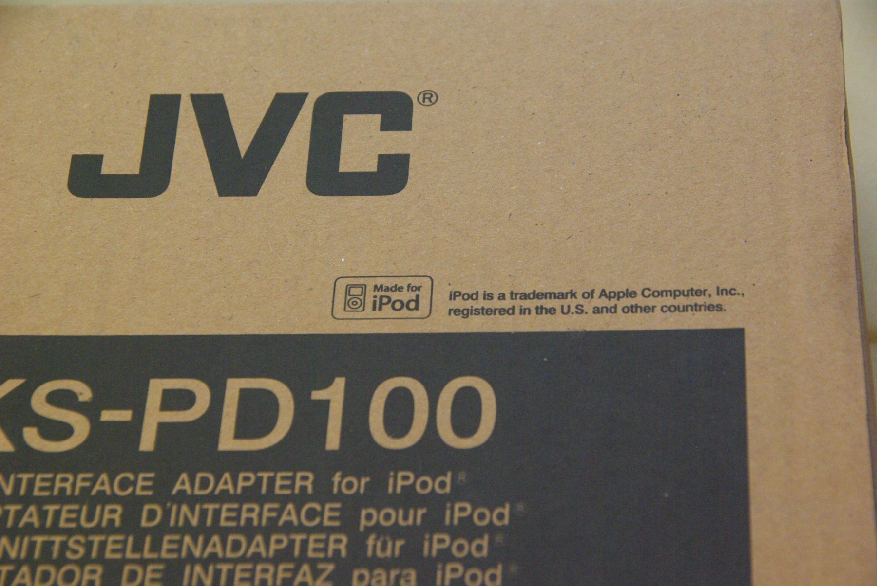 JVC Radios: JVC KS-PD100 Interface Adapter for iPOD – Neu und originalverpackt aus Herisau von Cevianer1844 1