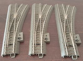 MÄRKLIN: 3 X C-GLEIS HANDWEICHEN