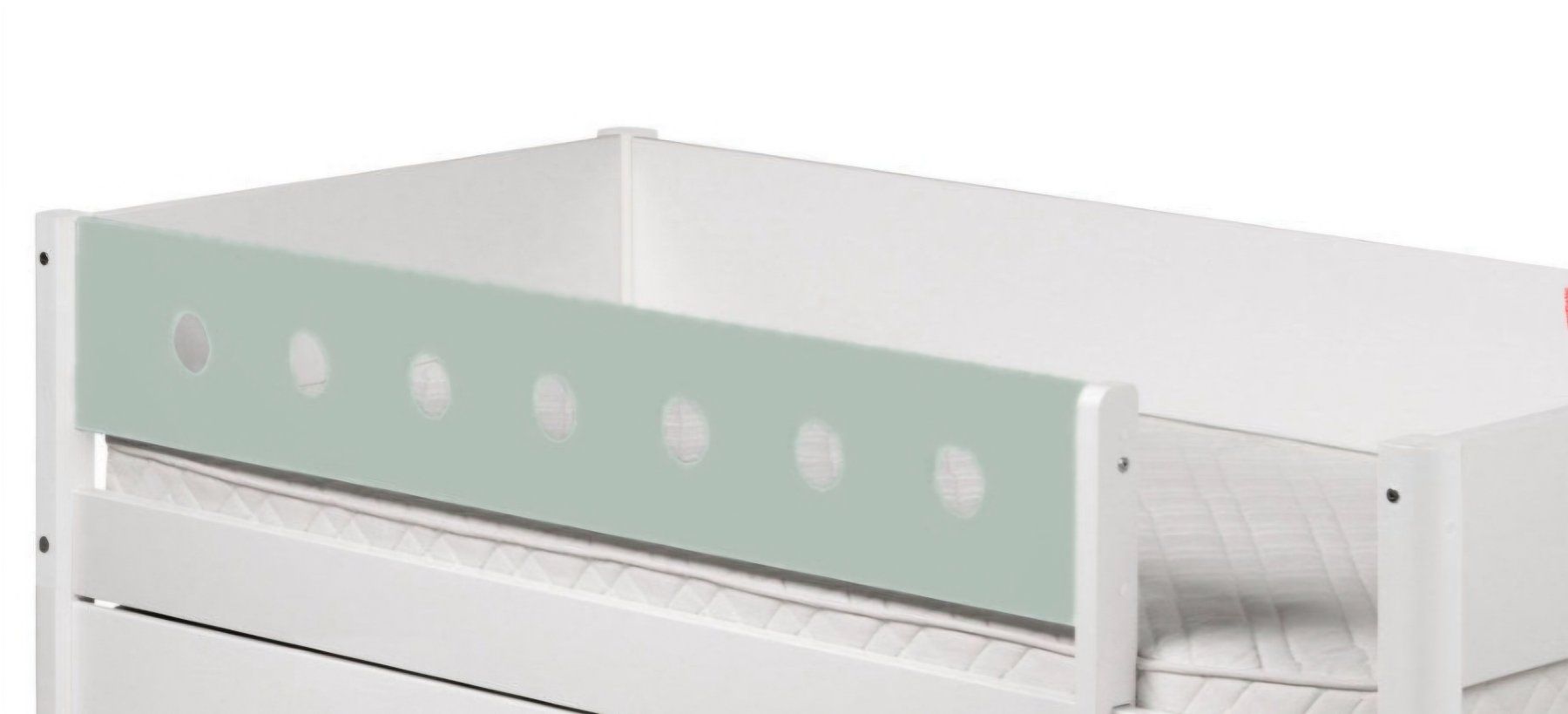 Flexa Letti: Flexa white mit Rausfallschutz und Matratze – Usato da Wagen venduto da Maedlock1 2
