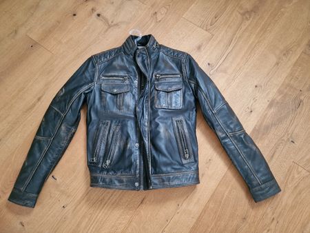 Vintage  Herren Lederjacke, Grösse S Neu