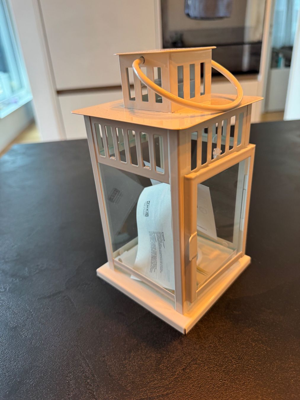 Ikea Lanterne: IKEA BORRBY Lantern White (20 cm) – Nuovo e nell'imballaggio originale da Zürich venduto da Keller110 1