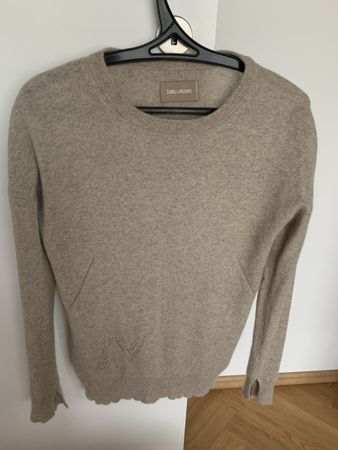 Zadig Voltaire Cici Patch 100% Kaschmir Pullover S