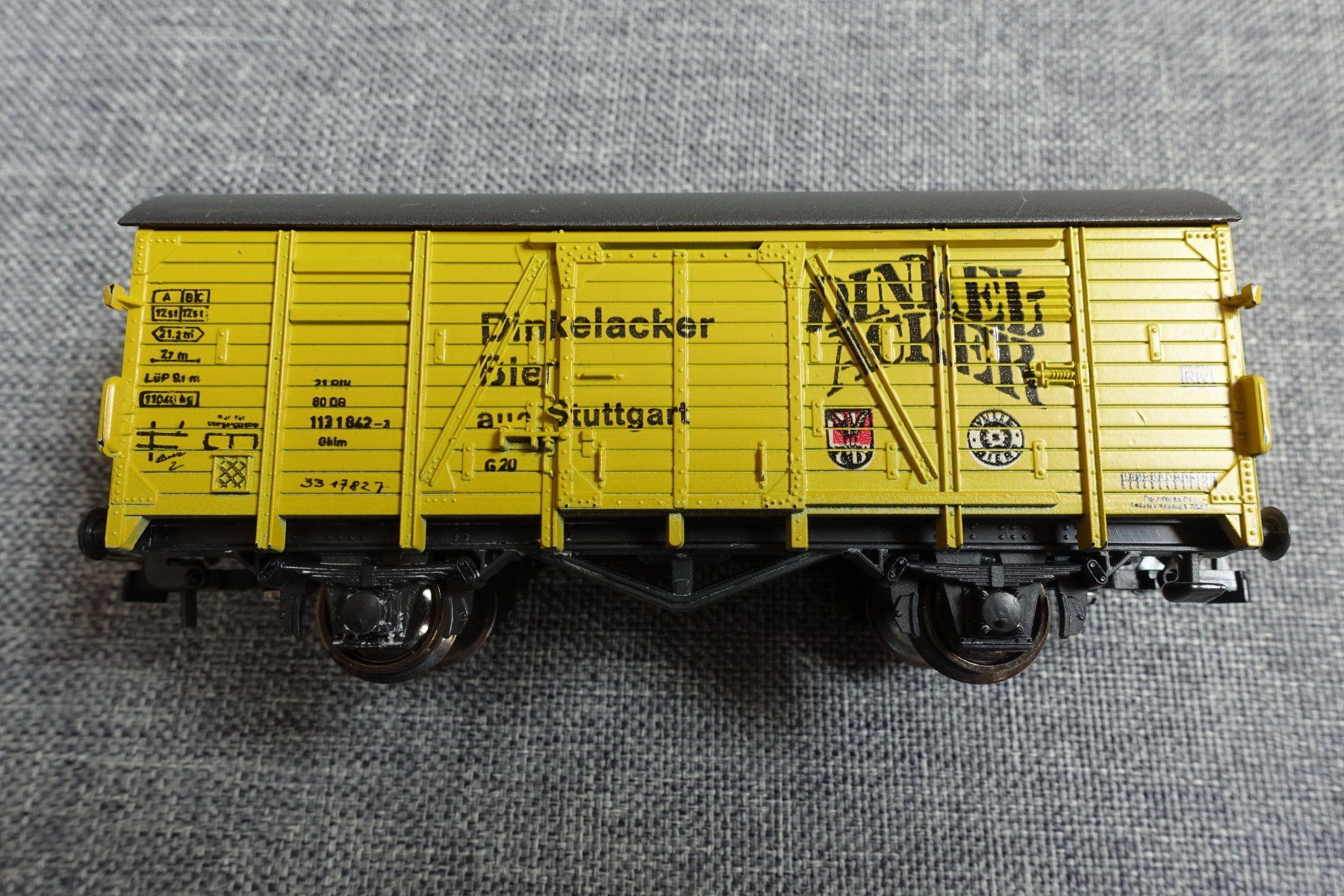Roco Modellini di ferrovie: ROCO 4305C Kühlwagen "Dinkel Acker" HO – Usato da Wallbach venduto da Sarrows 1