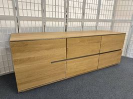 Lowboard ACERRO von Wimmer Asteiche massiv gebürstet 181 cm