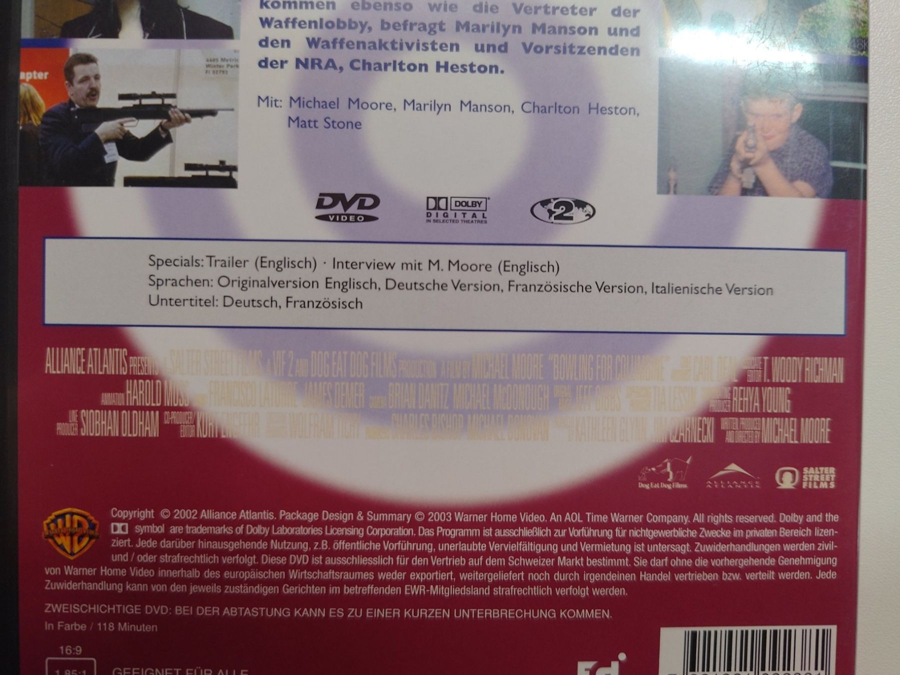 Tutti i DVDs: Bowling for Columbine – Usato da Liestal venduto da Kratzilla 3