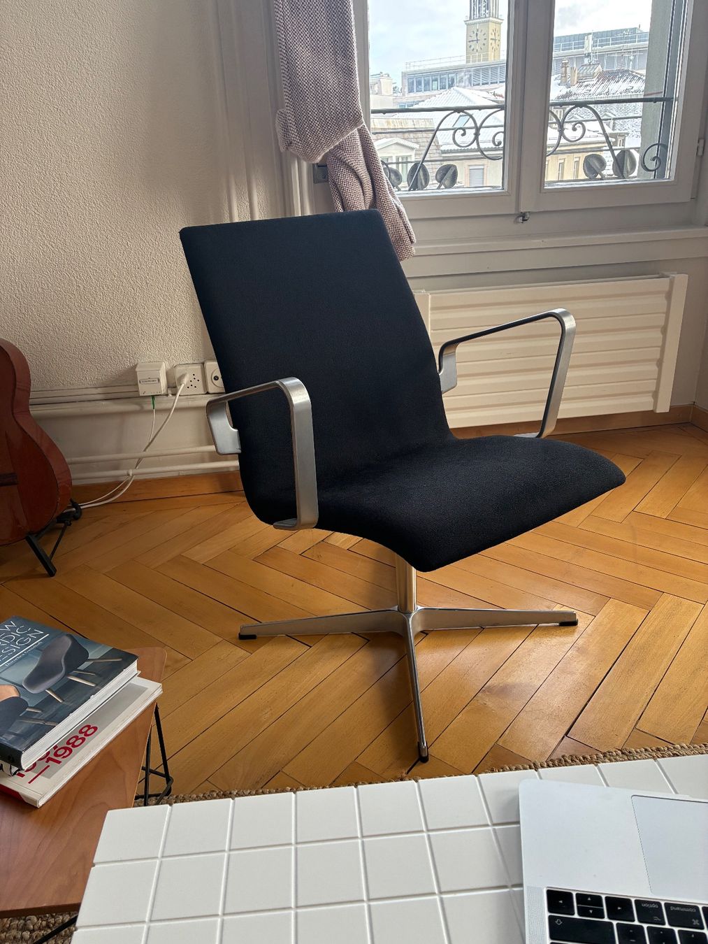 Fritz Hansen Poltrone: Fritz Hansen Stuhl Oxford Lounge – Usato da Fribourg venduto da waves55 1
