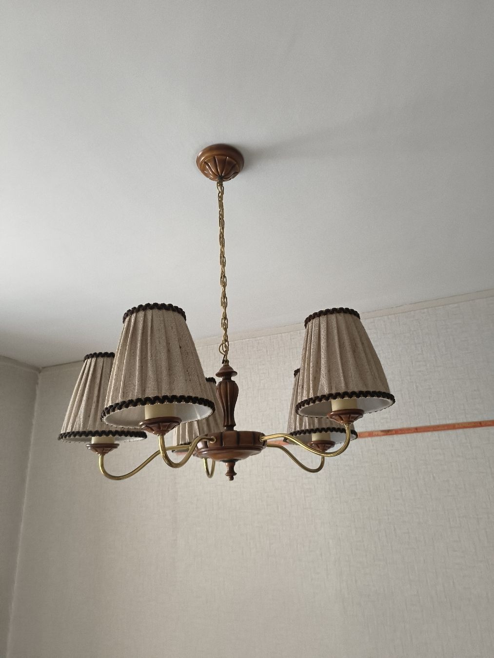 Lampadari & plafoniere: Deckenlampe Lampe mit Schirm Stoff  – Usato da Biel/Bienne venduto da M.D.C 1