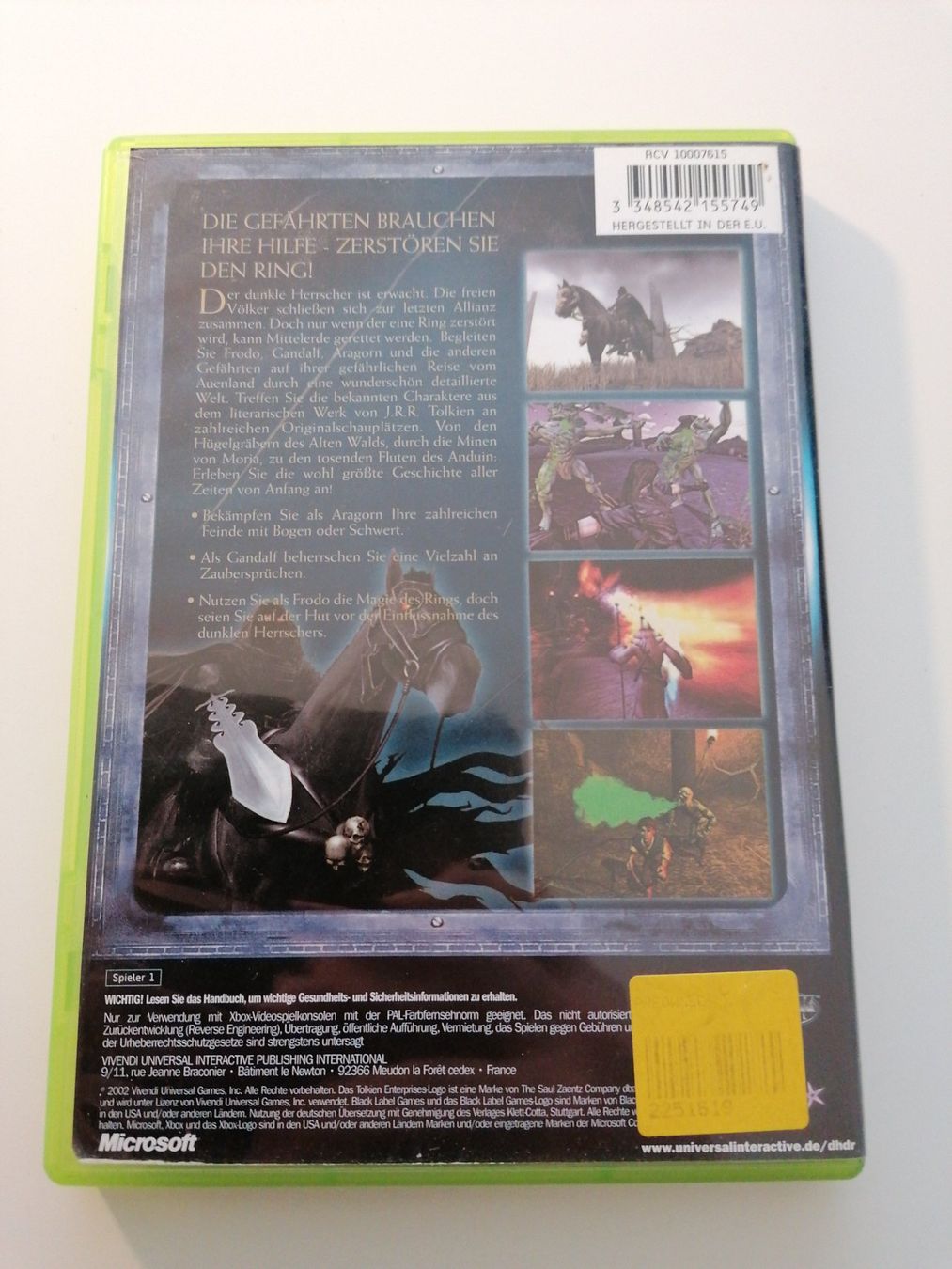 Giochi: Herr der Ringe Xbox Klassiker, die Gefährten – Usato da Wädenswil venduto da mic_ks8c 2