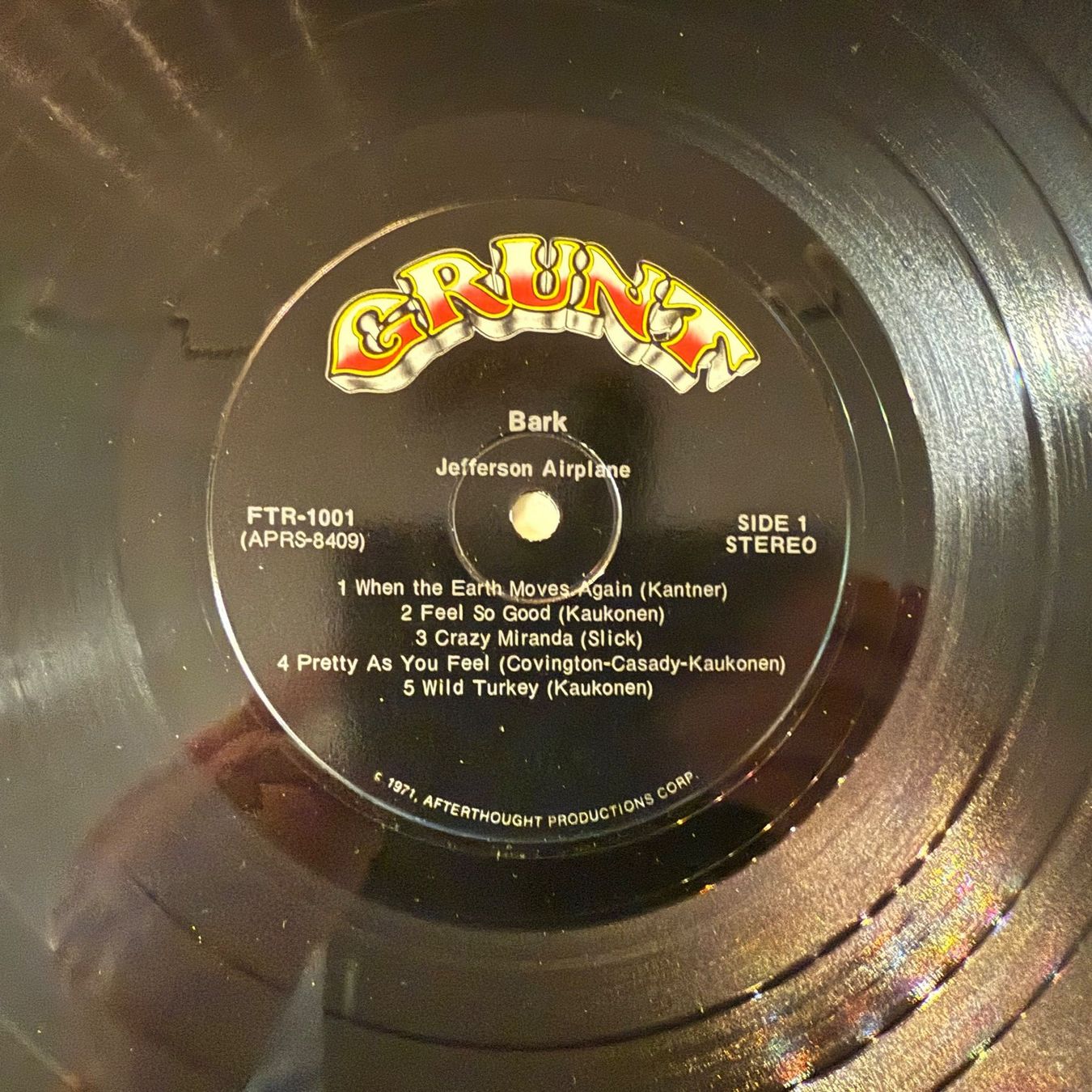 Dischi in vinile: JEFFERSON AIRPLANE - BARK – Usato da Zürich venduto da fehlton 4