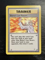 Pokemon Blaine‘s Last Resort trainer 105/132 gym heroes