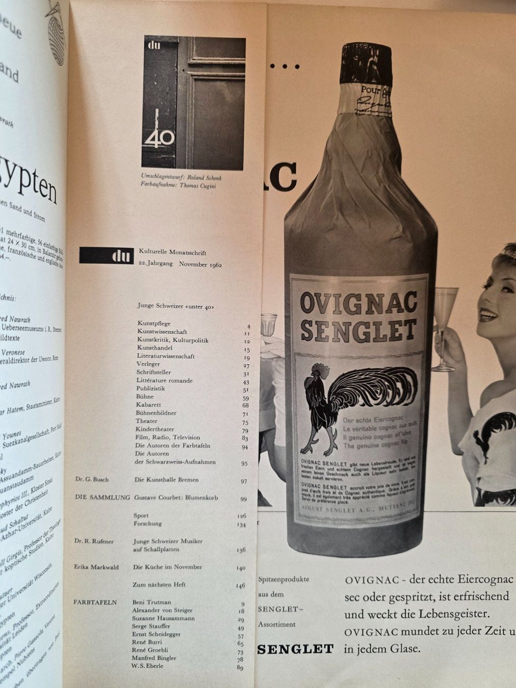 Zeitschriften & Magazine: Zeitschrift DU - 1962 - Kunst - Schweizer unter 40 – Gebraucht aus Walterswil BE von Lonitti 2