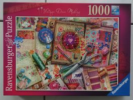 Ravensburger Puzzle 1000 Teile - Vintage Dress Making