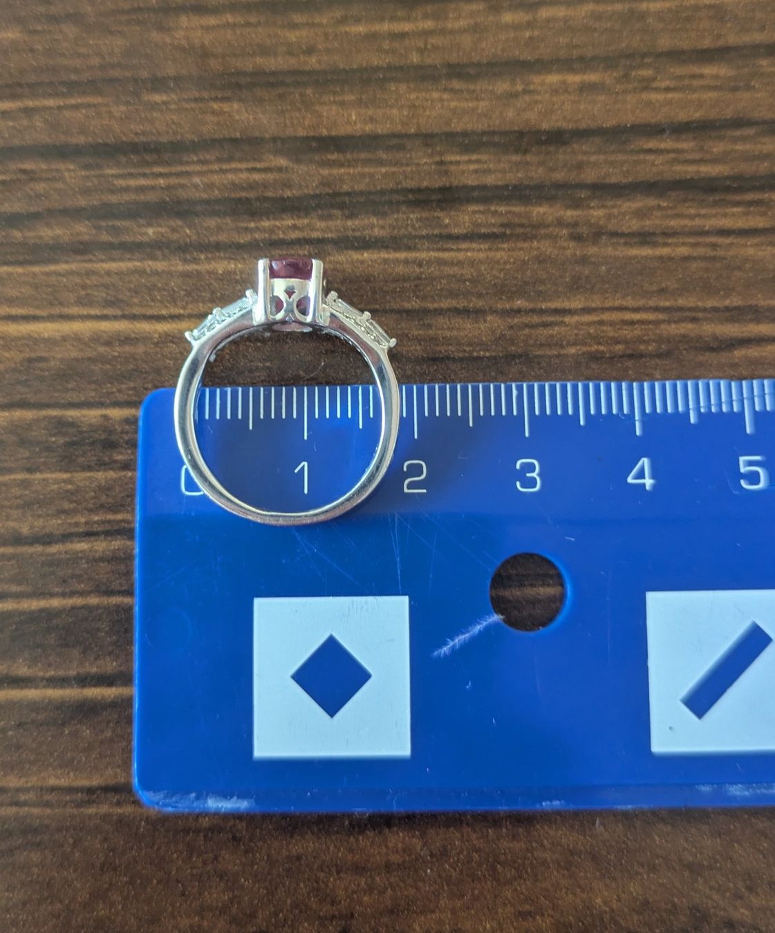 Ringe: Silberring mit Rubin – Gebraucht aus Sarmenstorf von Mino_1888 5