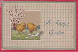 PRÄGEKARTE, A HAPPY EASTER, 22.3.1911