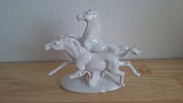 Weisse Pferde Figur, Top Zustand!