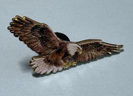 Adler Anstecknadel Pin Broche Goldfarben Flug 🦅