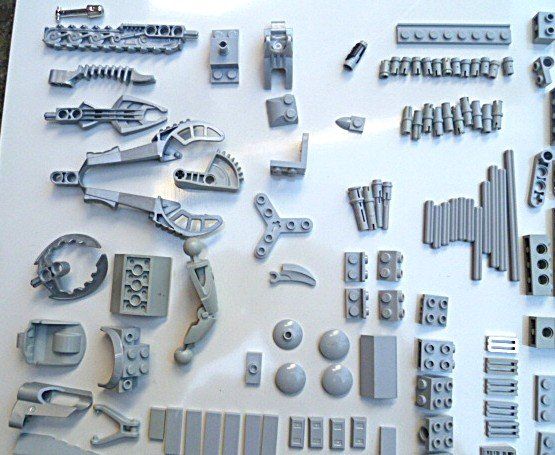 Lego Kit di costruzioni: 1 Set Lego - Ersatzteile div. grau – Usato da Effretikon venduto da Heimstudio 5