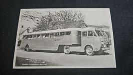 Alte Postkarte "Linjebuss" Schwedische Trans Europa Bus Line
