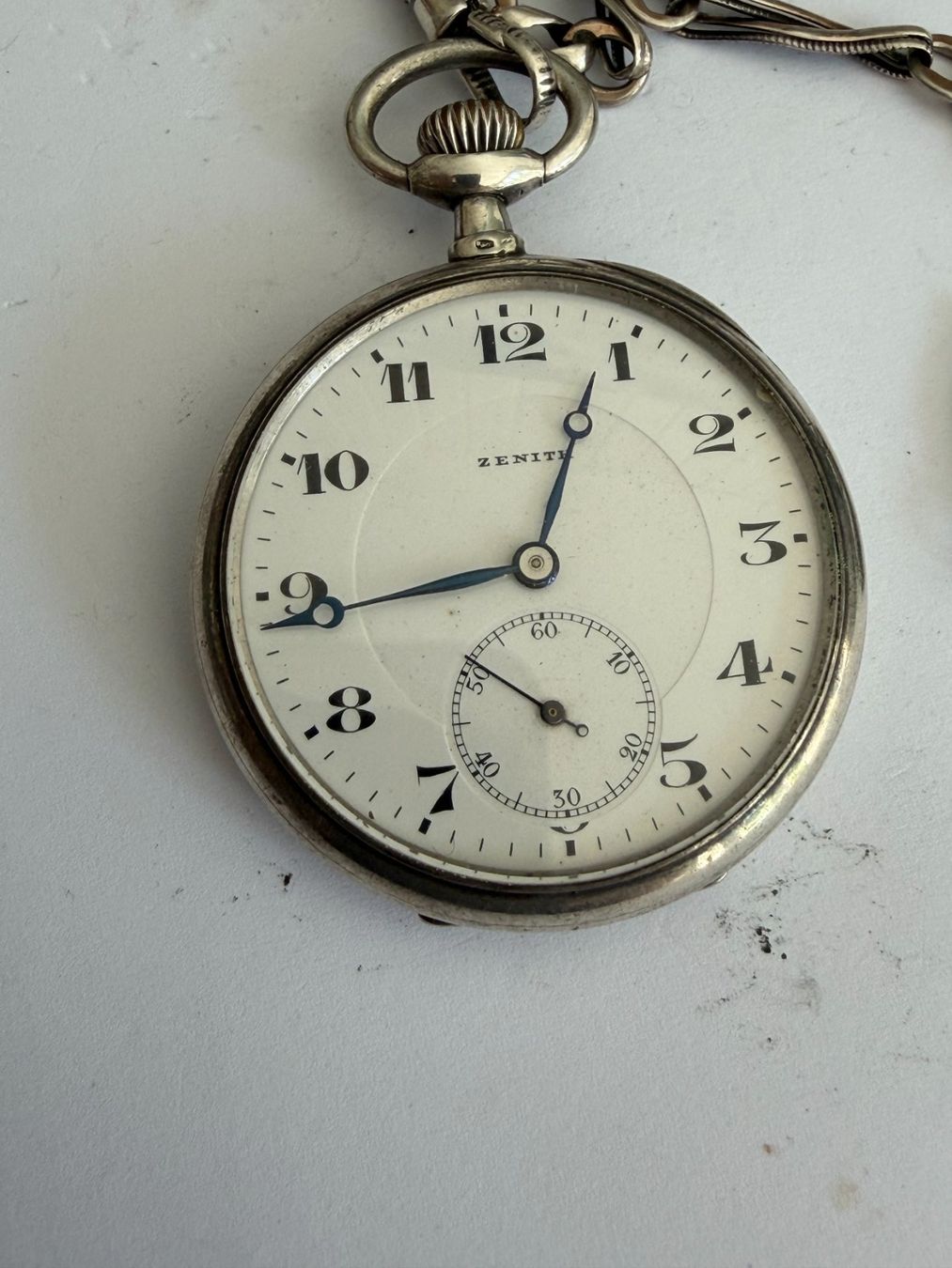 Zenith Uhren: Zenith Taschenuhr 0.800 Silber – Gebraucht aus Worblaufen von chronyves 3