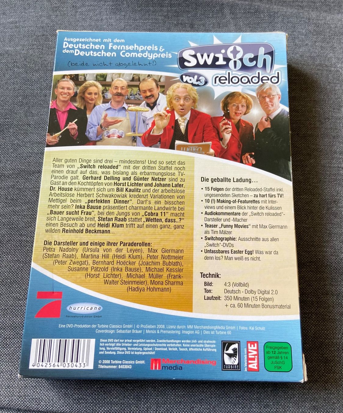 Alle DVDs: Switch Reloaded Vol. 3 • Boxset mit 3 DVDs Deutsche Comedy – Gebraucht aus Luzern von Lycka 1