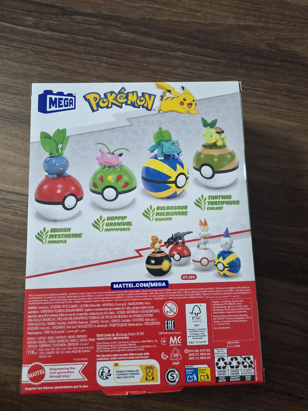 Mega Kit di costruzioni: Mega Construx Pokémon Pflanzen - Typ  Trainer Team NEU – Nuovo e nell'imballaggio originale da Altishofen venduto da tammy05 4