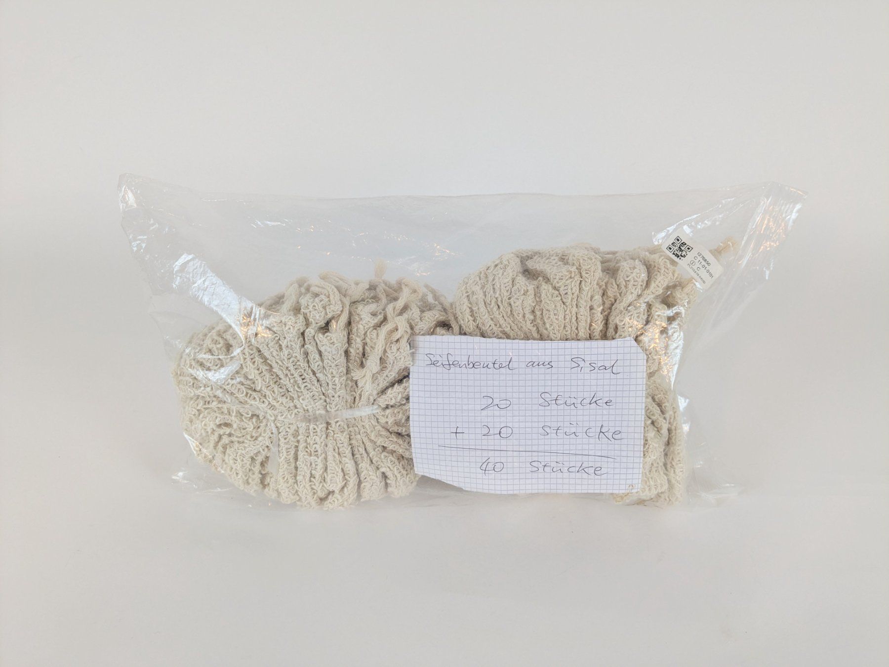 Altro per la cura del corpo: Seifenbeutel Set aus Sisal 40 Stk. – Nuovo (secondo la descrizione) da Thun venduto da Restwert_Thun 1