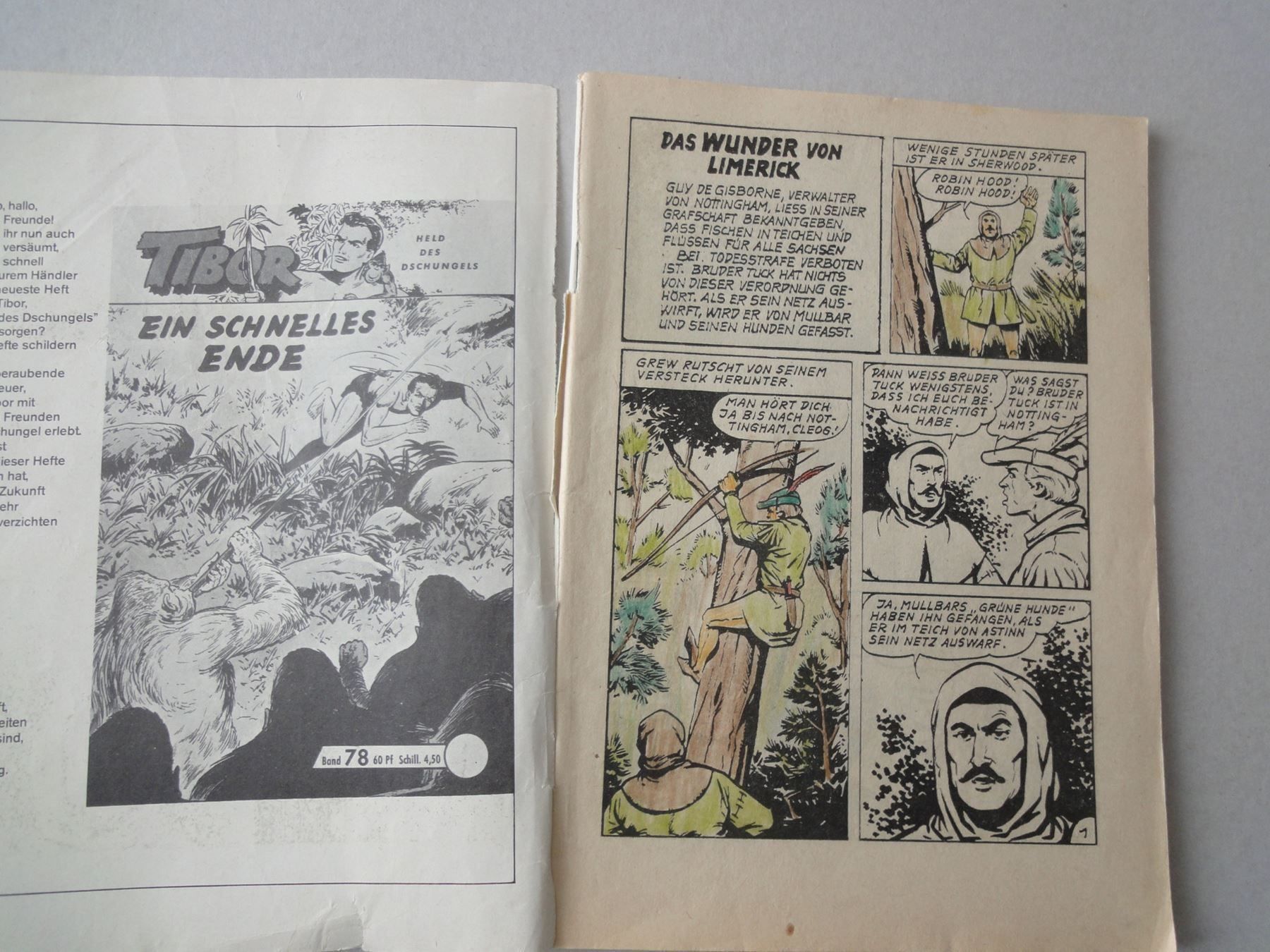 Comics: 5 Comic ca. 60er Jahre Tibor,Roy Stark – Gebraucht aus Chur von omonia 3