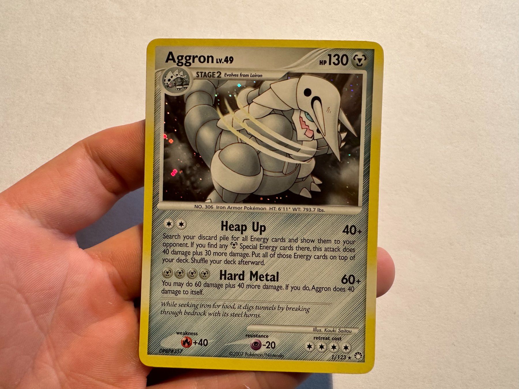 Pokémon Sammelbilder & Trading cards: Aggron holo D&P Mysterious Treasures EN – Gebraucht aus Hagendorn von Pokecollectorch 4