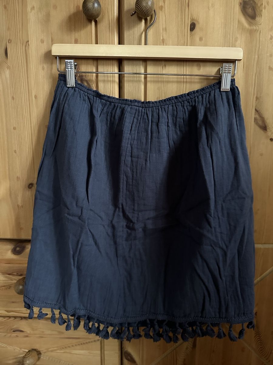 Mango Kleider: Set Top und Rock dunkelblau mit Fransen Grösse M – Gebraucht aus Hergiswil NW von kaufe_at_kaufmann 4