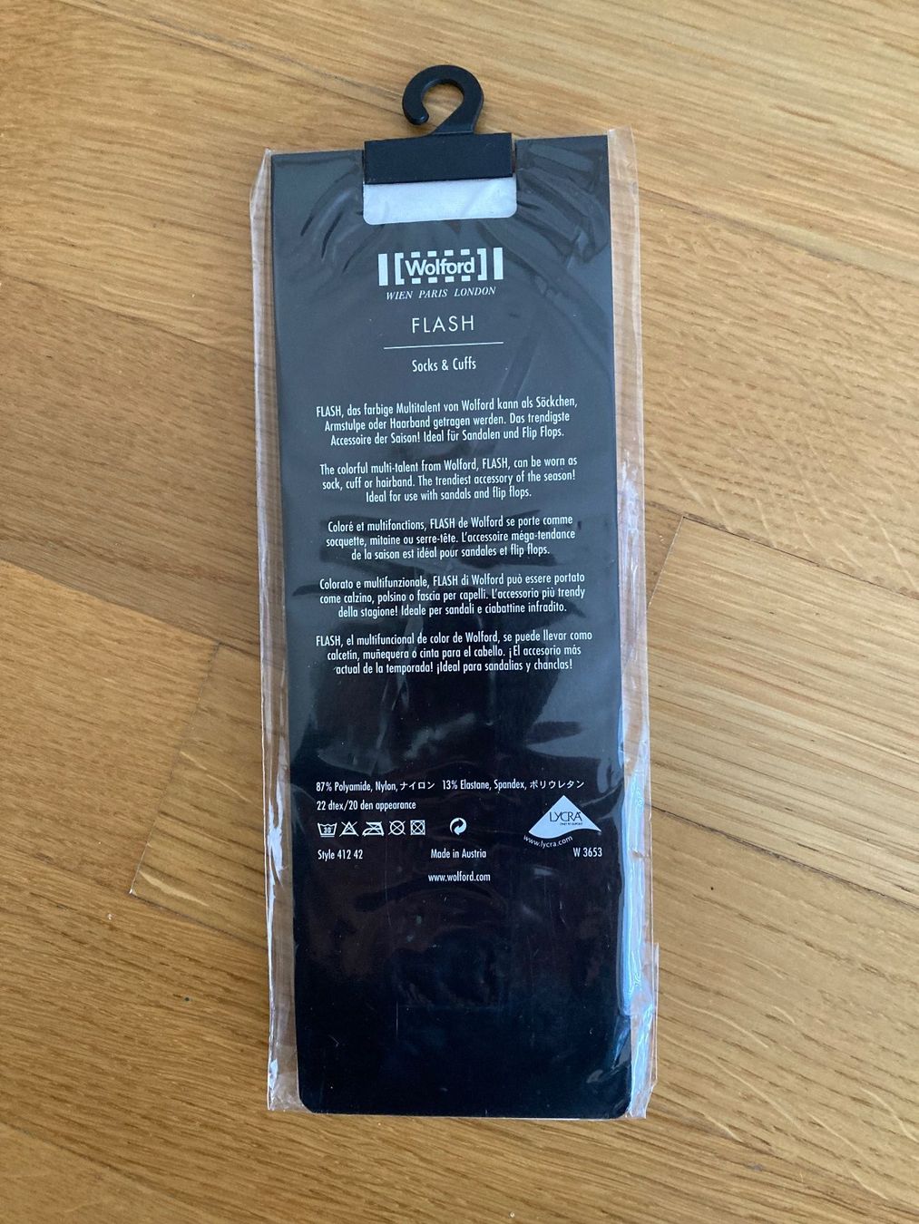 Calze: Wolford Flash Stulpen weiss Neu Gr. One Size – Nuovo e nell'imballaggio originale da rheineck venduto da norwegianwood52 2