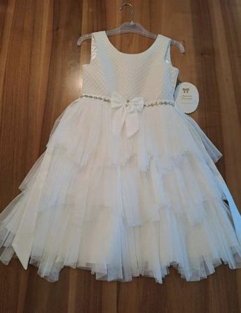 Mädchen Festliches/Erstkommunion Kleid Gr.128/134