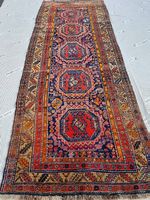 127×333 Orientteppich Läufer Handgeknüpft gereinigt