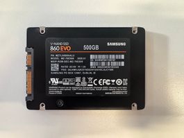 SSD Samsung 860 EVO 500GB SATA Zustand gut 91 Prozent