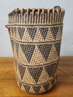 Handgeflochtener Ethno Korb Korbtasche Rattan Muster