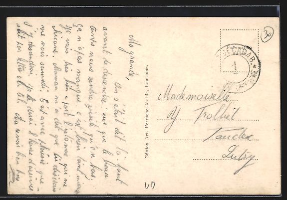 Cartoline postali: Chesières, Vue générale et les Dents  – Usato da Berlin venduto da bartko-reher 1