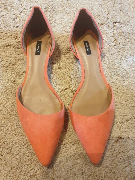 Chaussure femme Mango Saumon orange taille 40 Acheter sur