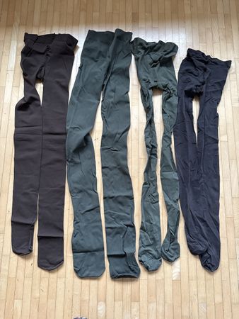 4 Paar warme Strumpfhosen von Falke, teilweise neu, S
