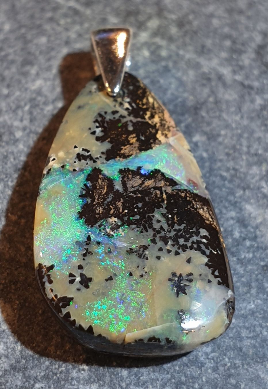 Ciondoli: Anhänger Boulder Opal. – Nuovo (secondo la descrizione) da Niederbüren venduto da Raphael014 8