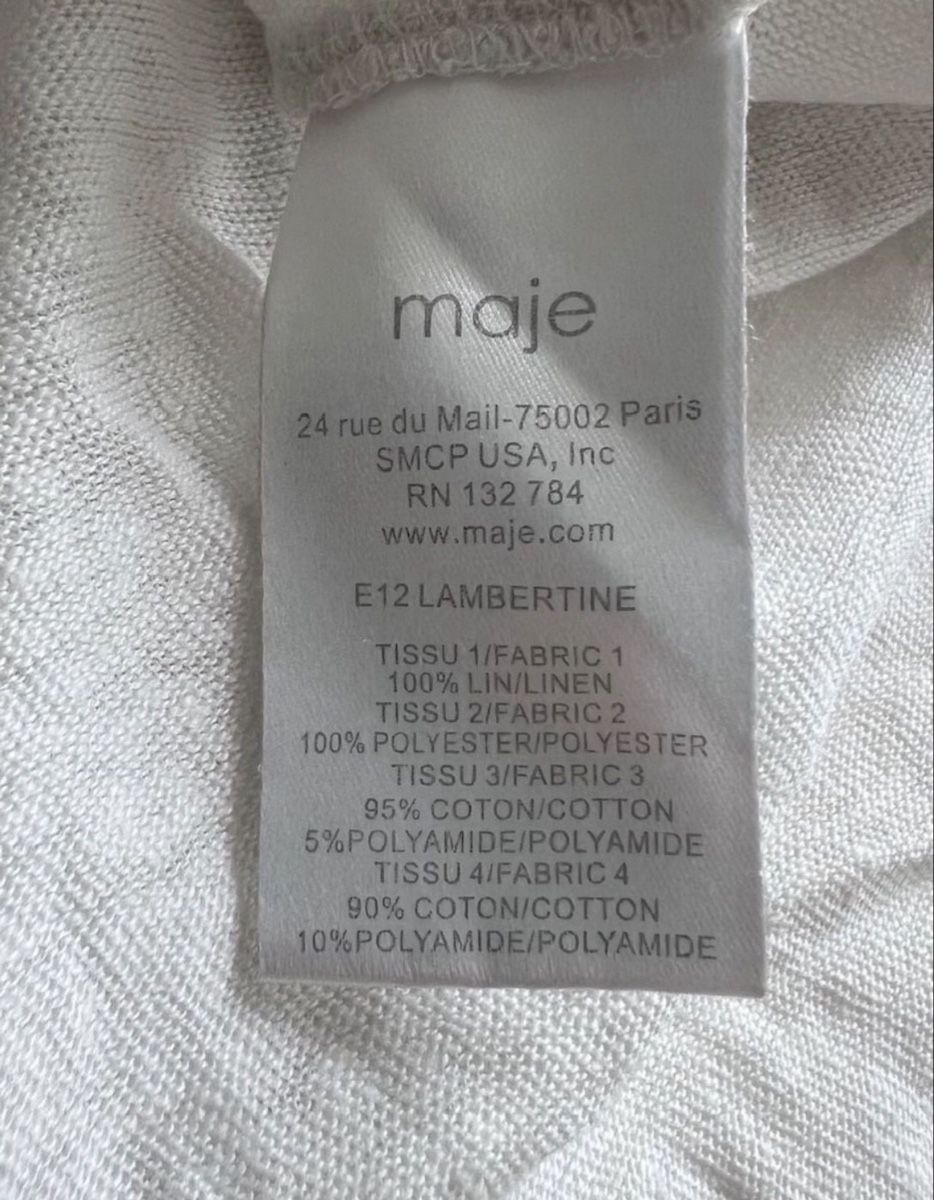 Maje Tops: T-shirt Maje blanc – D'occasion à Monthey par sen_6ckr 4
