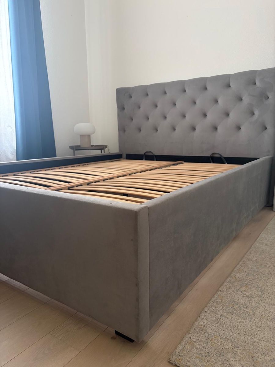 Letti: Boxspringbett grau – Usato da Zürich venduto da shoppingqueen123 5